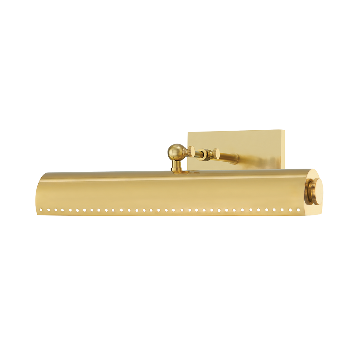 Hampshire Picture Light with Aged Brass Finish