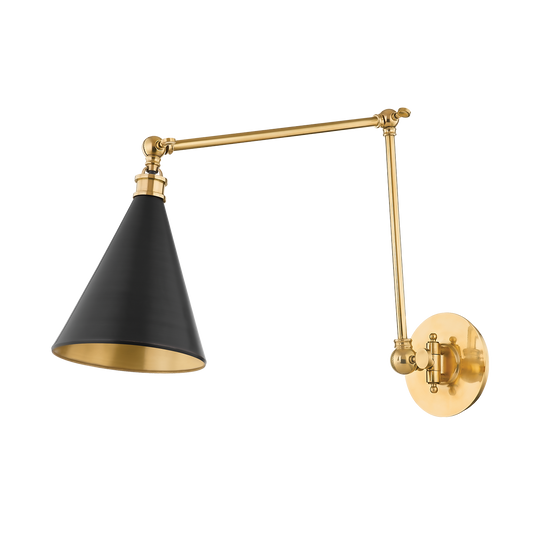 OSTERLEY Wall Sconce with Aged/antique Distressed Bronze Finish