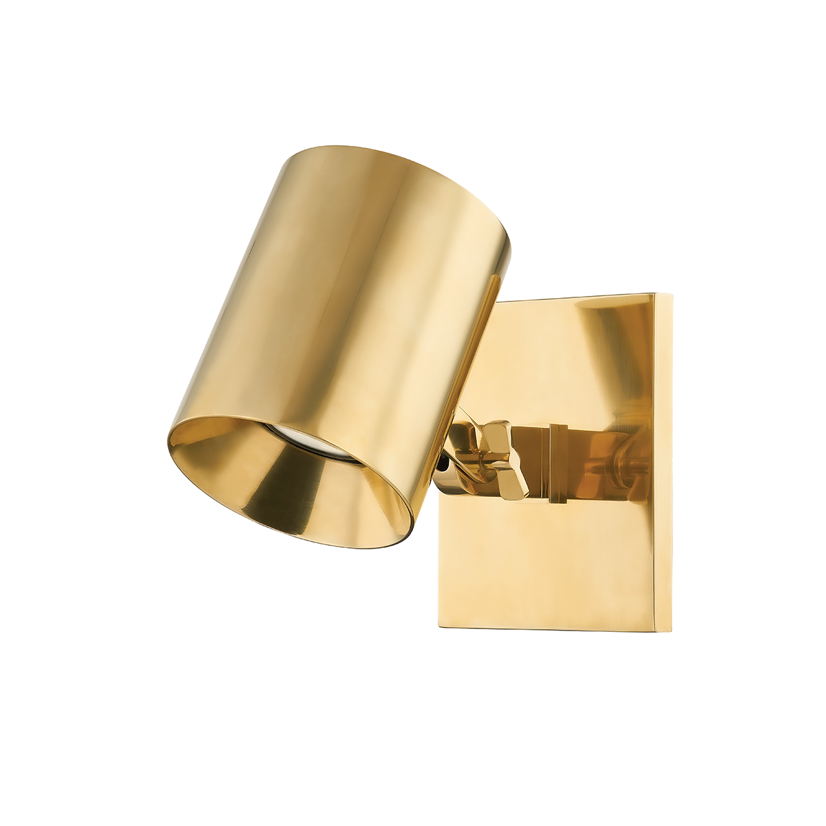 HIGHGROVE Wall Sconce with Aged Brass Finish