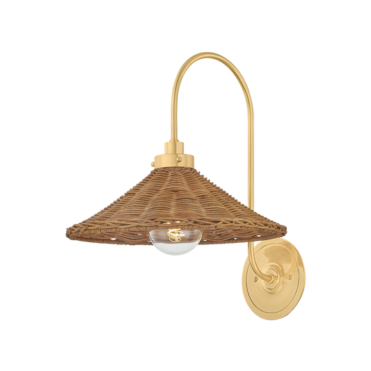 Kensington Wall Sconce with AGED BRASS Finish