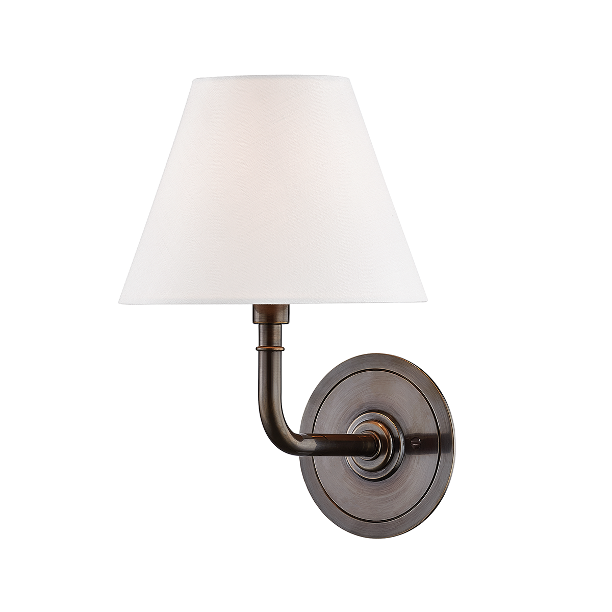 Signature No.1 Wall Sconce with Distressed Bronze Finish