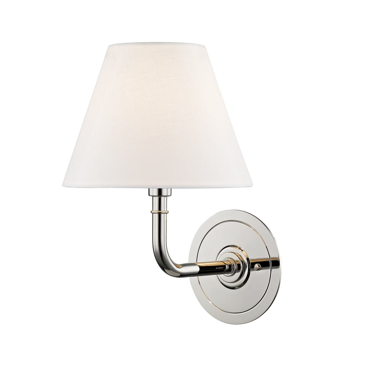 Signature No.1 Wall Sconce with Polished Nickel Finish
