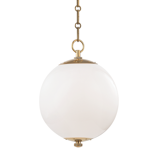 Sphere No.1 Pendant with Aged Brass Finish