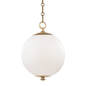 Sphere No.1 Pendant with Aged Brass Finish
