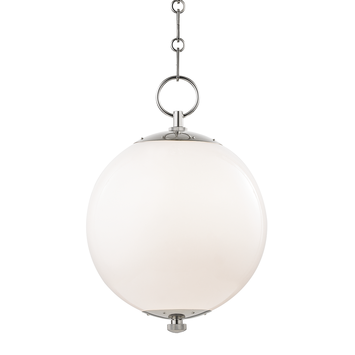 Sphere No.1 Pendant with Polished Nickel Finish