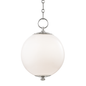 Sphere No.1 Pendant with Polished Nickel Finish