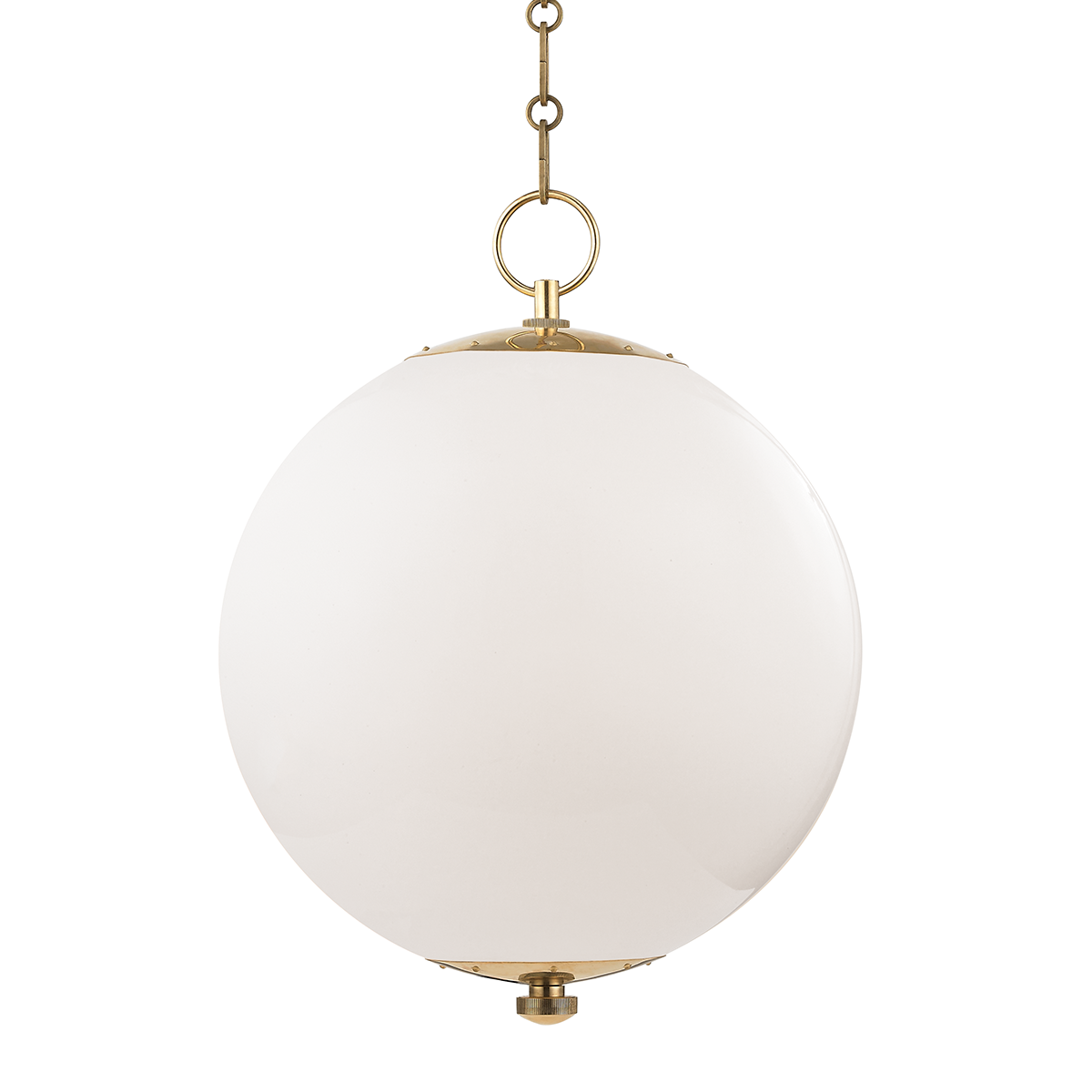 Sphere No.1 Pendant with Aged Brass Finish
