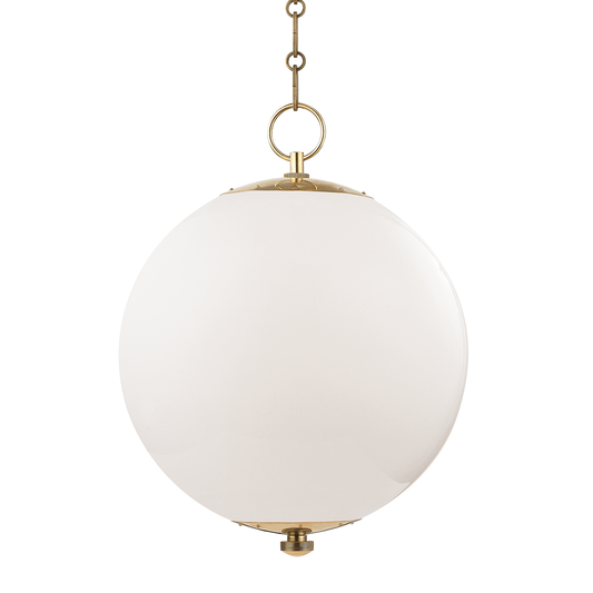Sphere No.1 Pendant with Aged Brass Finish