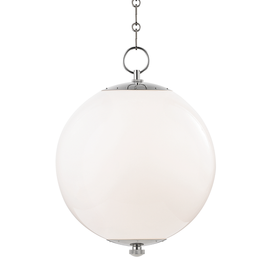 Sphere No.1 Pendant with Polished Nickel Finish