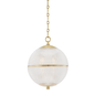 Sphere No. 3 Pendant with Aged Brass Finish