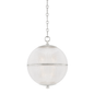 Sphere No. 3 Pendant with Polished Nickel Finish