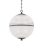 Sphere No. 3 Pendant with Distressed Bronze Finish