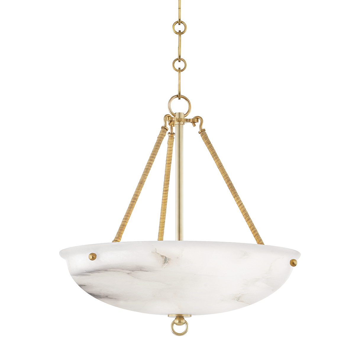Somerset Pendant with Aged Brass Finish