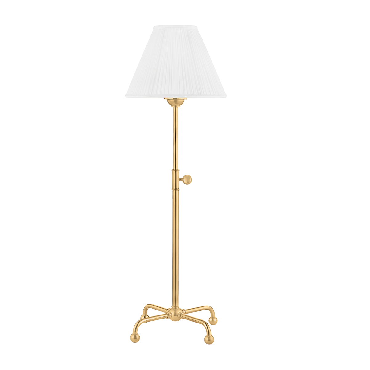 Classic No.1 Table Lamp with Aged Brass Finish