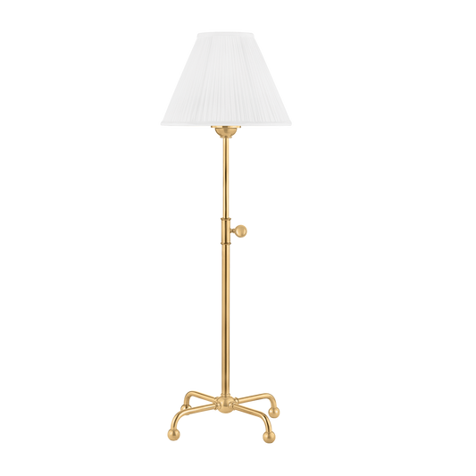 Classic No.1 Table Lamp with Aged Brass Finish
