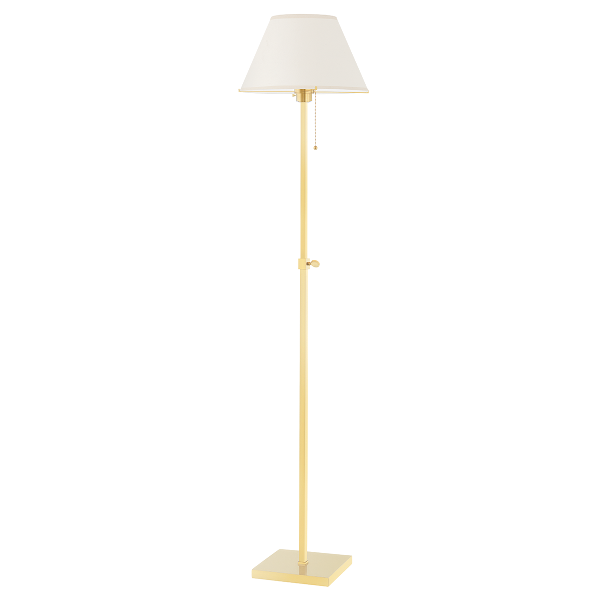Leeds Floor Lamp with Aged Brass Finish