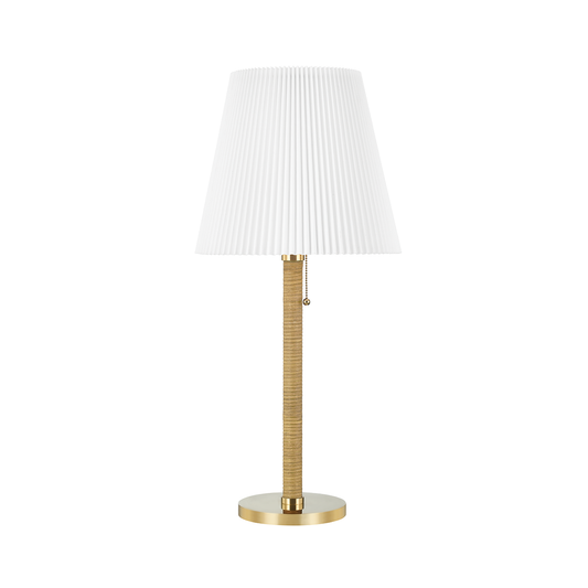 Dorset Table Lamp with Aged Brass Finish