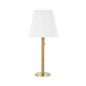 Dorset Table Lamp with Aged Brass Finish