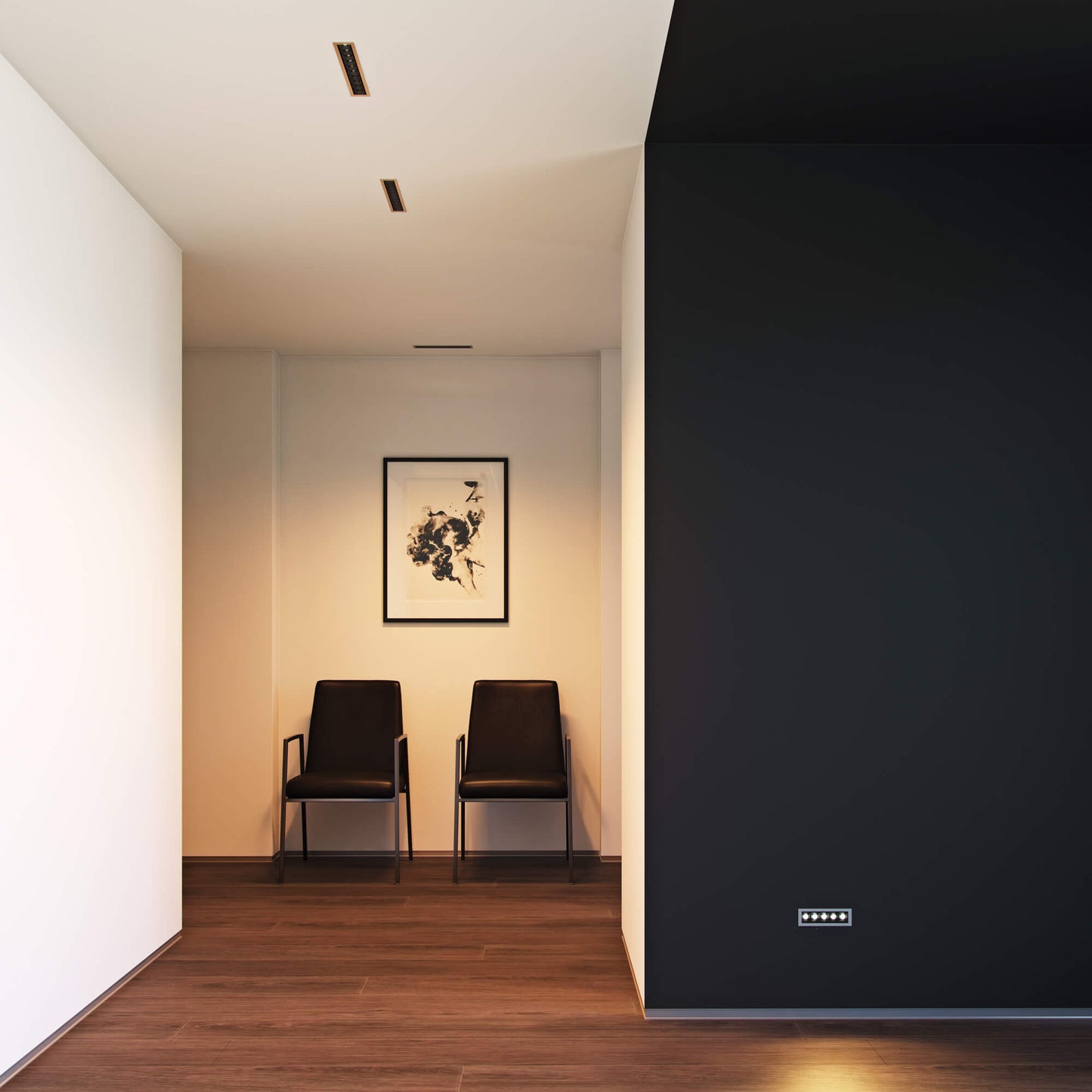 2 Light Microspot LED Recessed Down Light CCT