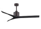 Mollywood 60 Inch ontemporary ceiling fan. Multiple finish options to choose from.