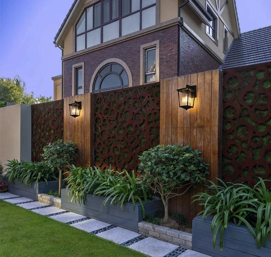 York 6.5 Inch Outdoor Wall Sconce in Black