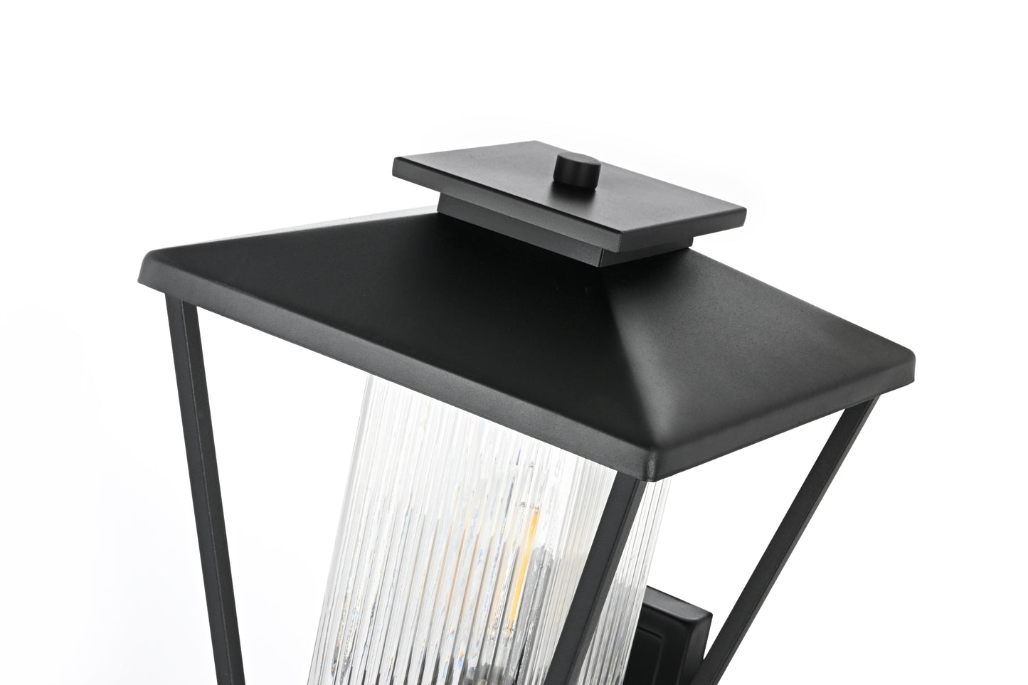 Gaul 10 Inch Outdoor Wall Sconce in Black