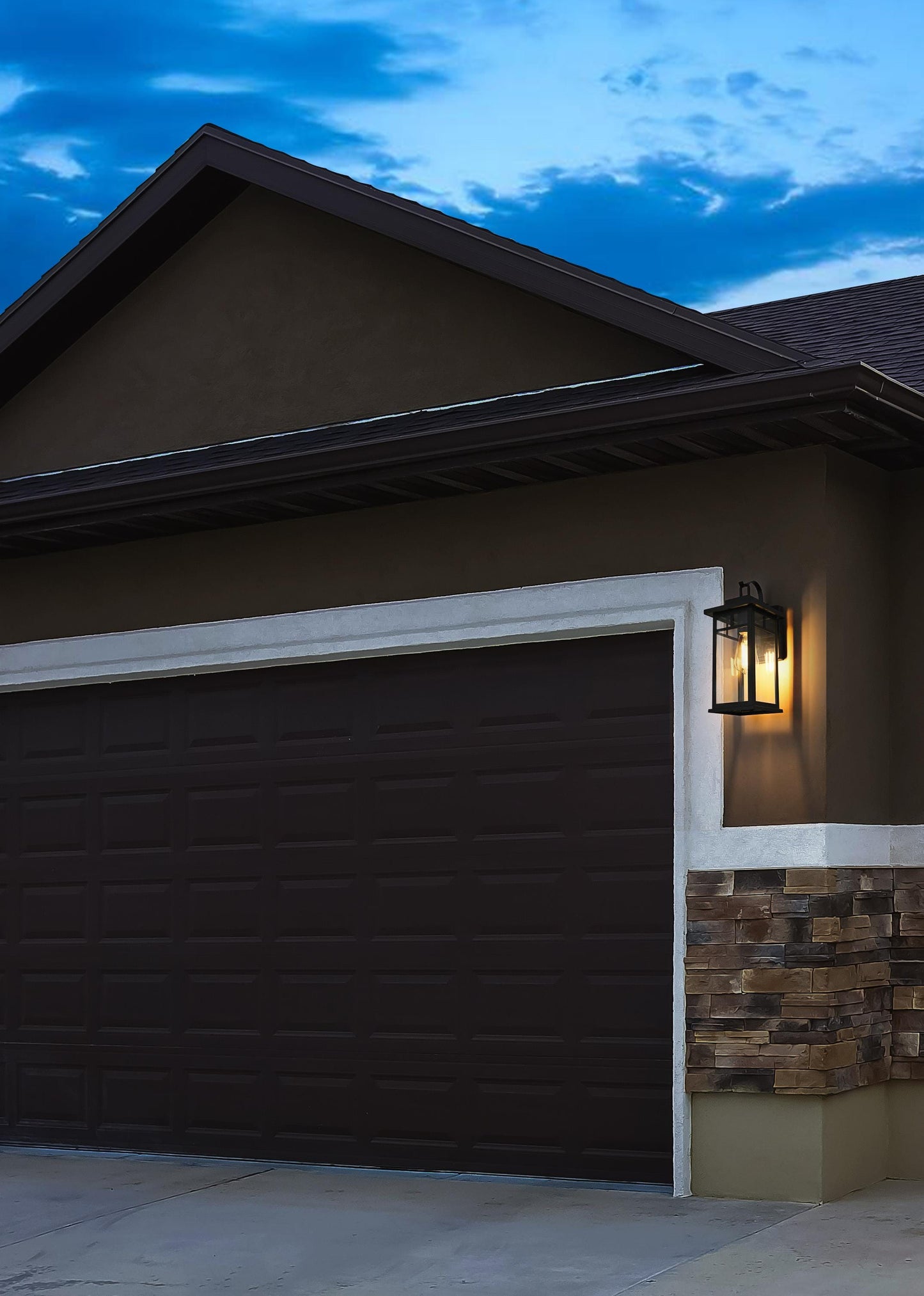 Mercer 6.5 Inch Outdoor Wall Sconce in Black