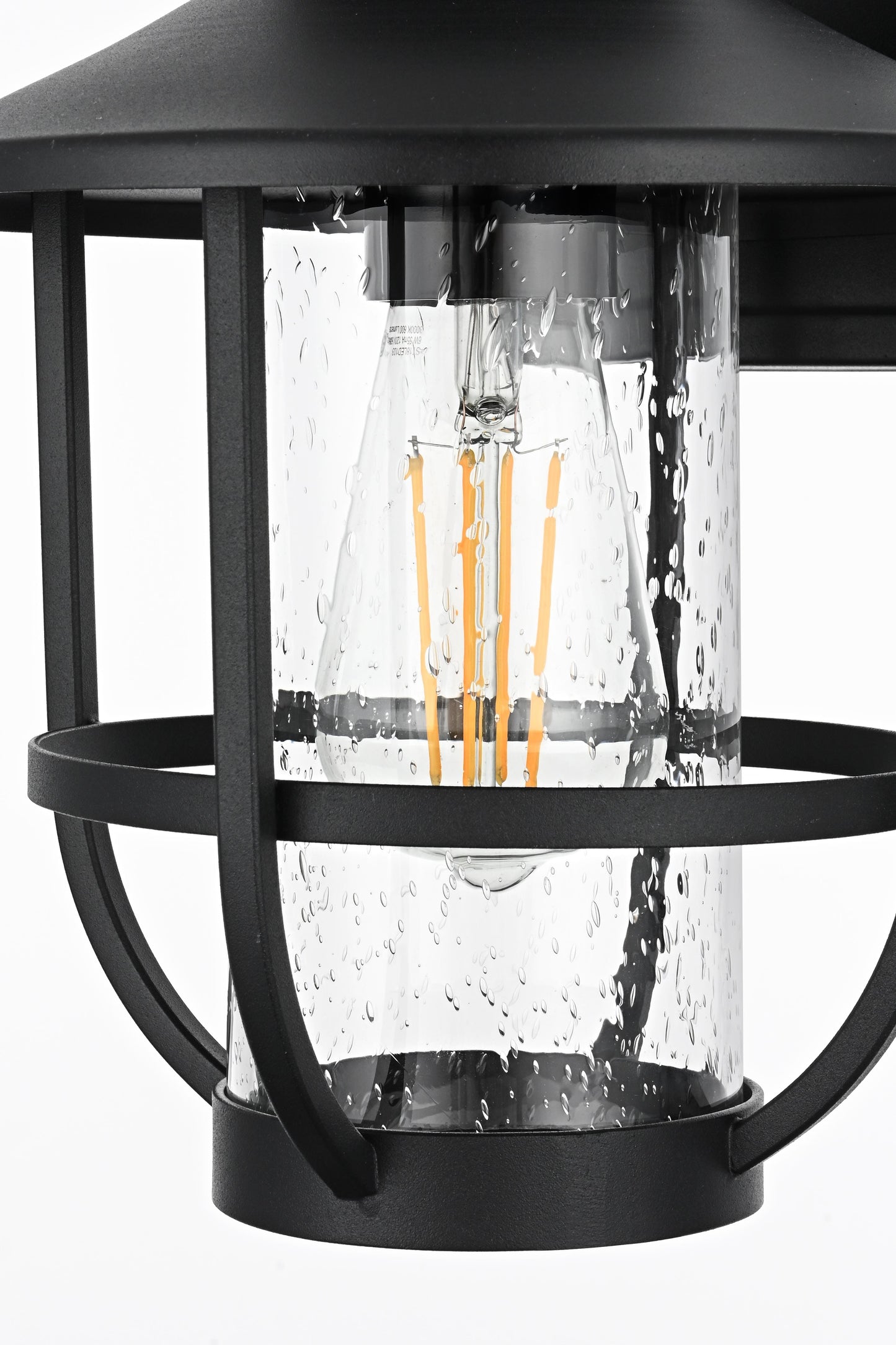 Janney 9 Inch Outdoor Wall Sconce in Black