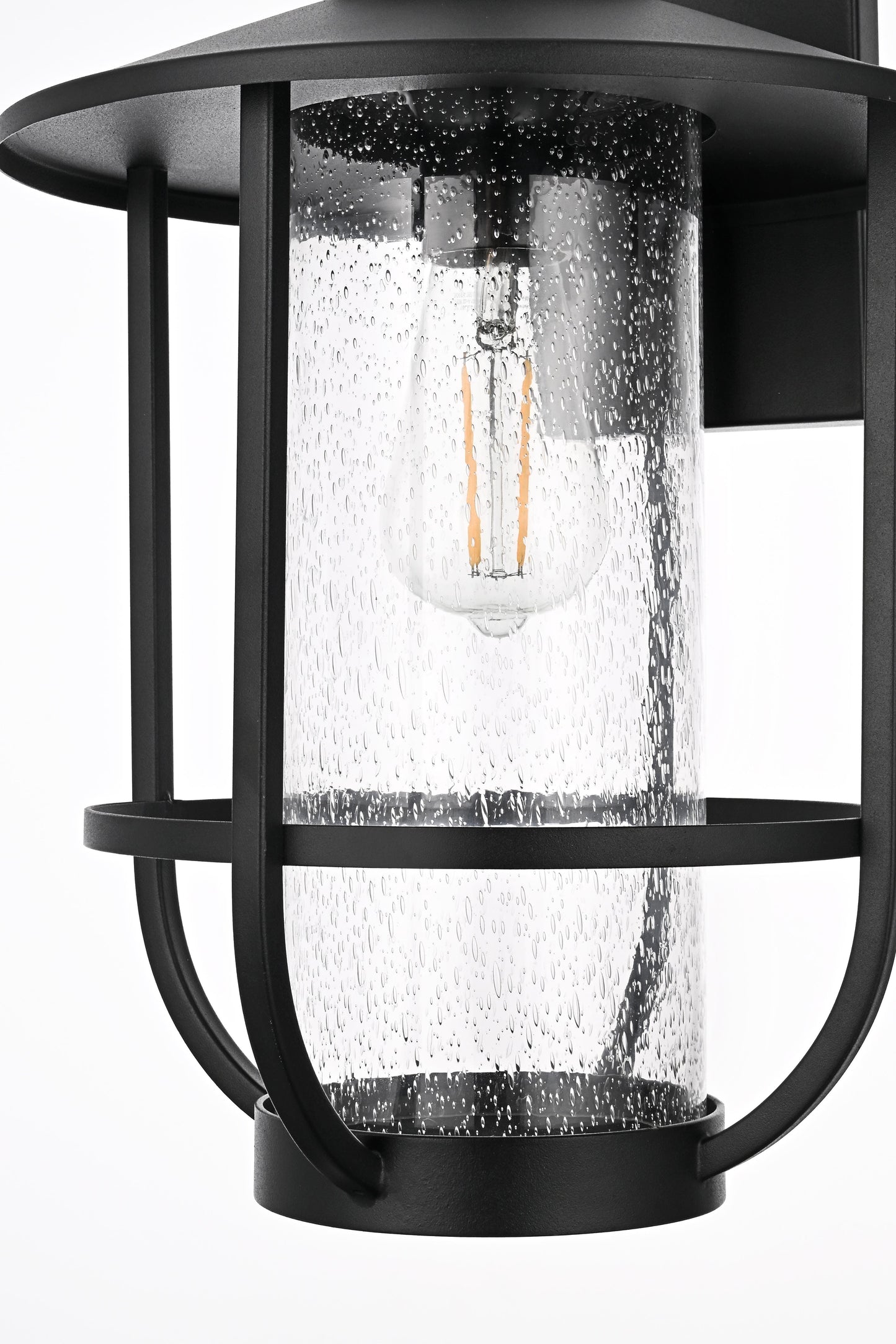 Janney 11 inch Outdoor Wall sconce in Black