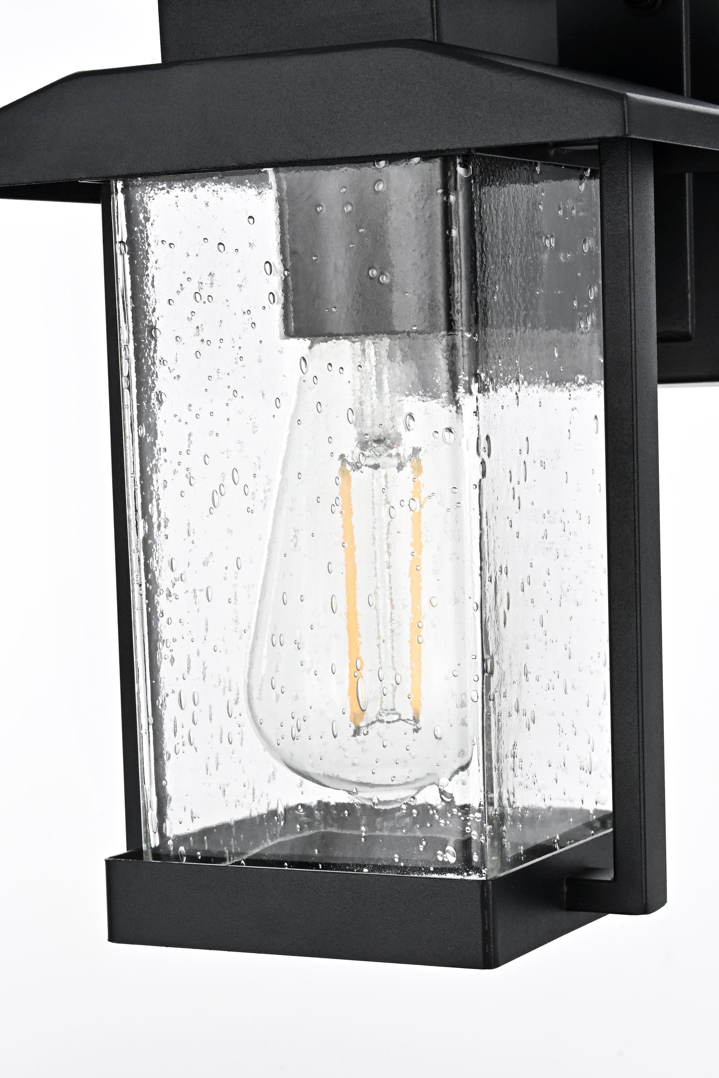 Tioga 7 Inch Outdoor Wall Sconce in Black