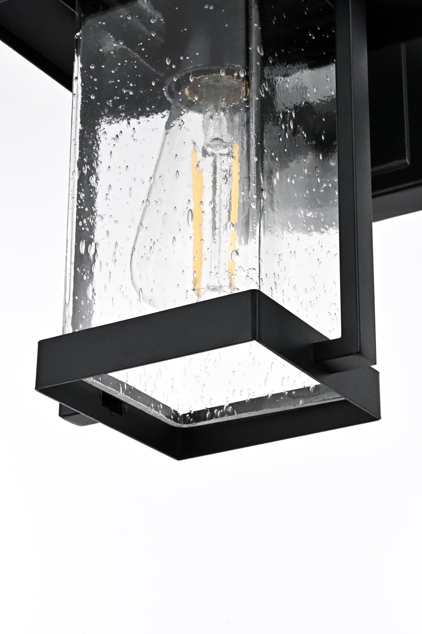 Tioga 7 Inch Outdoor Wall Sconce in Black