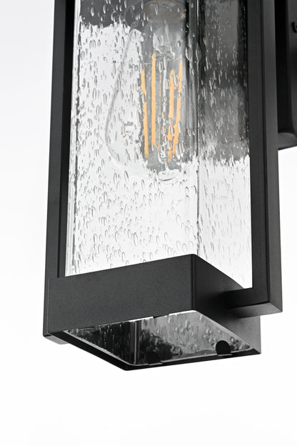 Tilton 6.5 Inch Outdoor Wall Sconce in Black