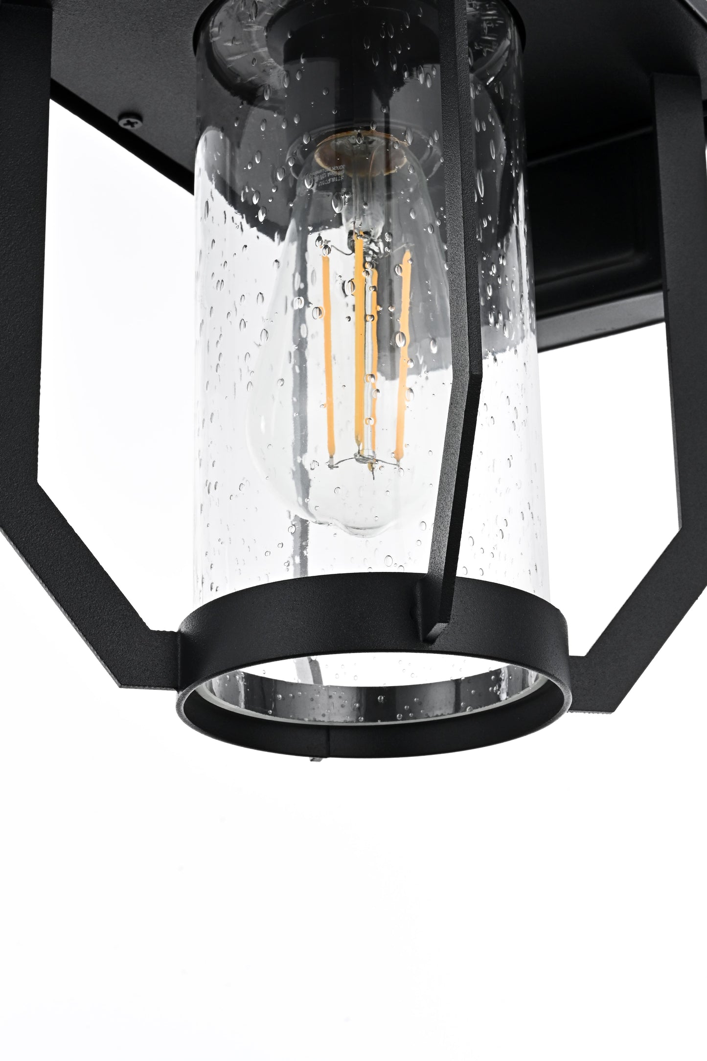 Sepviva 7 Inch Outdoor Wall Sconce in Black