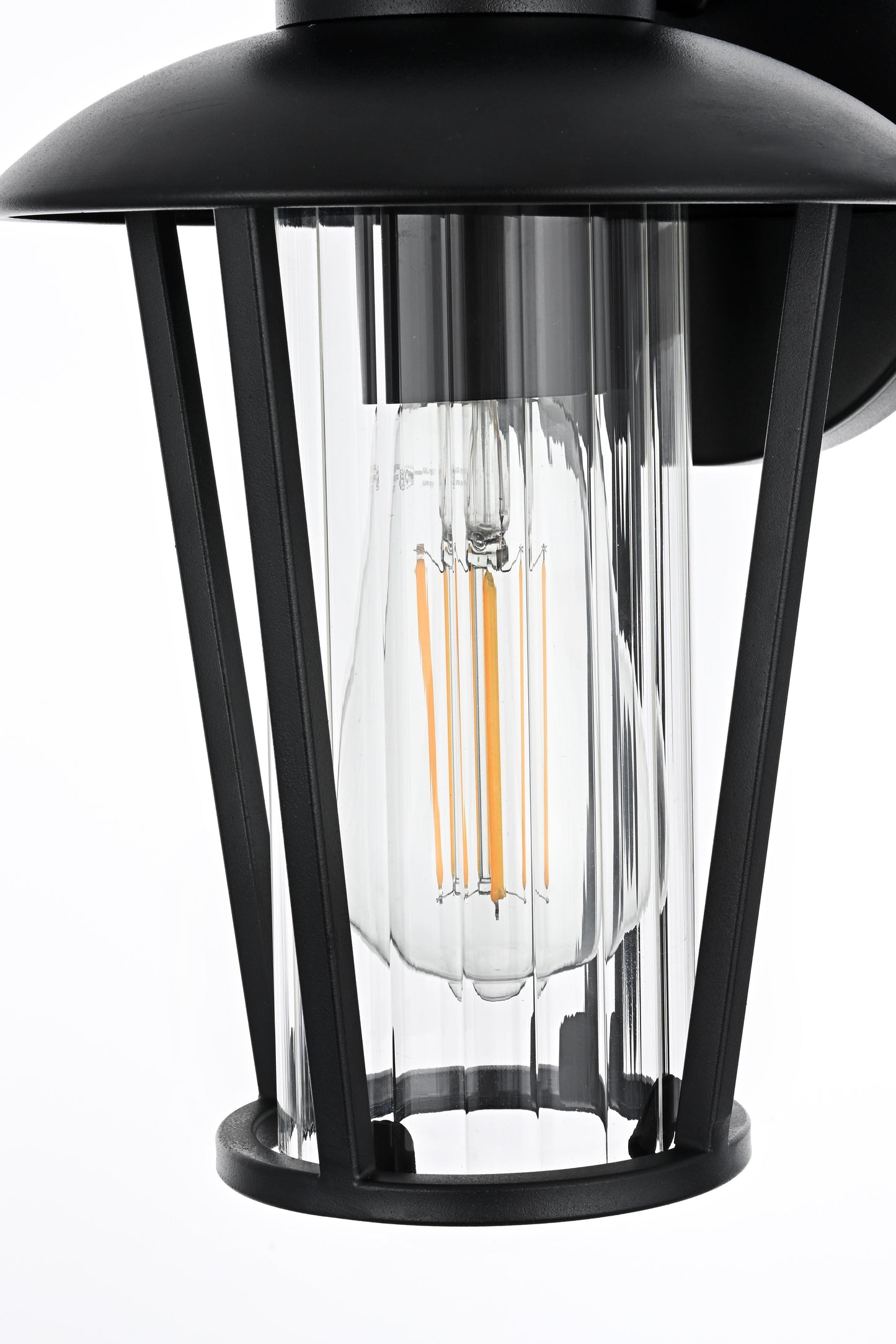 Wensley 7 Inch Outdoor Wall Sconce in Black