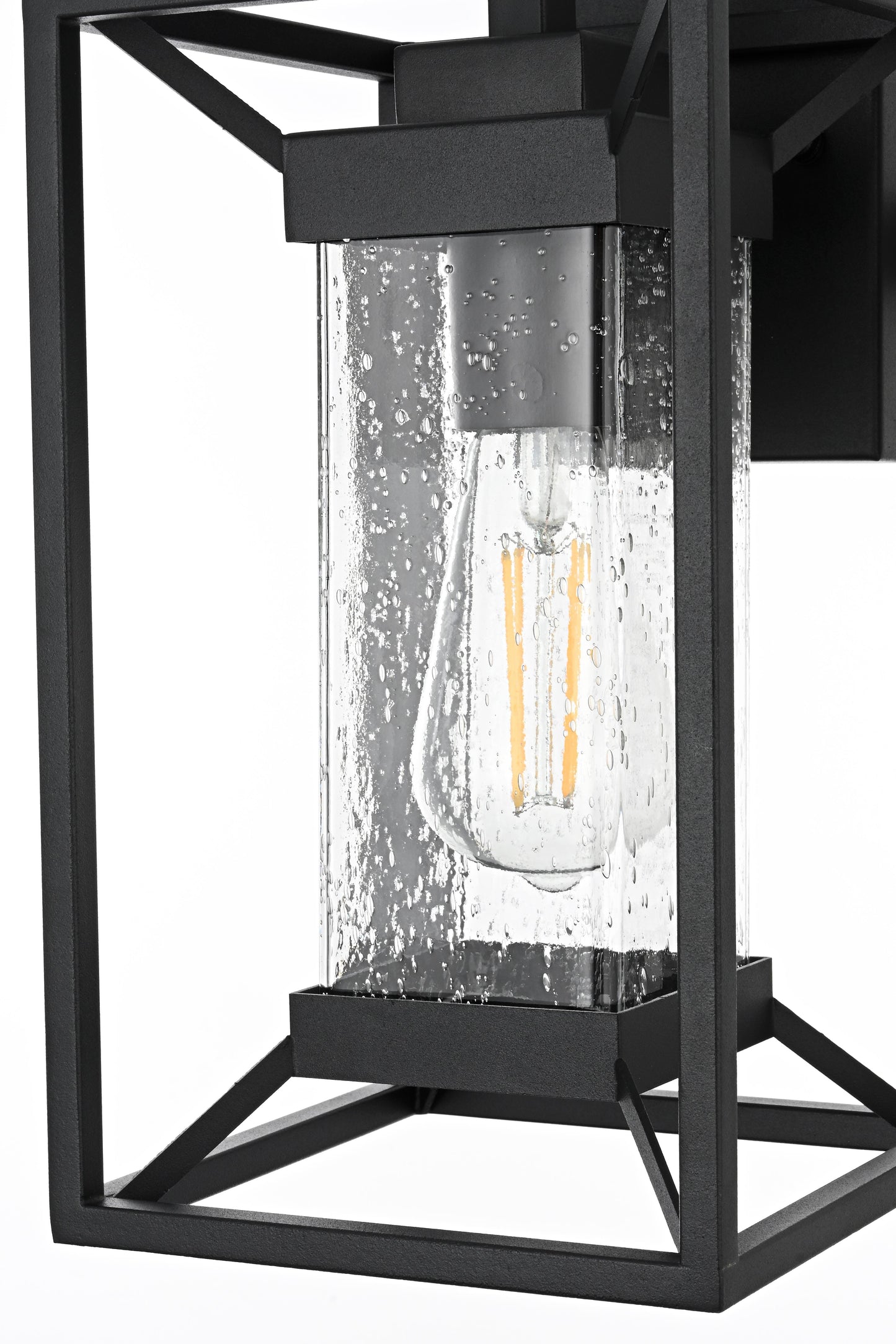 Willington 7 Inch Outdoor Wall Sconce in Black