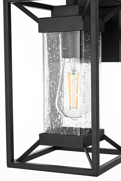 Willington 7 Inch Outdoor Wall Sconce in Black