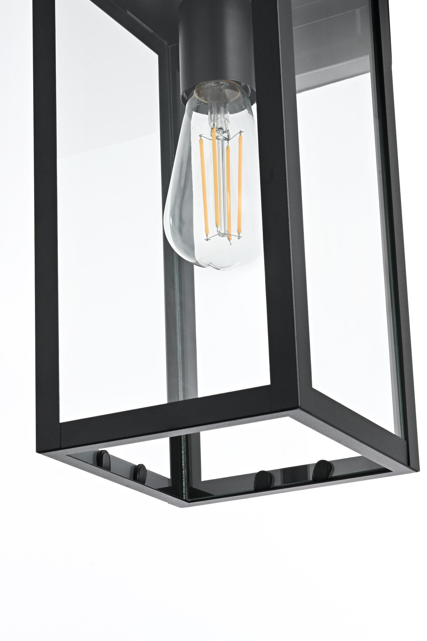 Hilton 6 Inch Outdoor Wall Sconce in Black