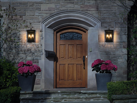 Richmond 8.5 Inch Outdoor Wall Sconce in Black