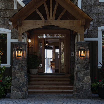 Berks 7 Inch Outdoor Wall Sconce in Black