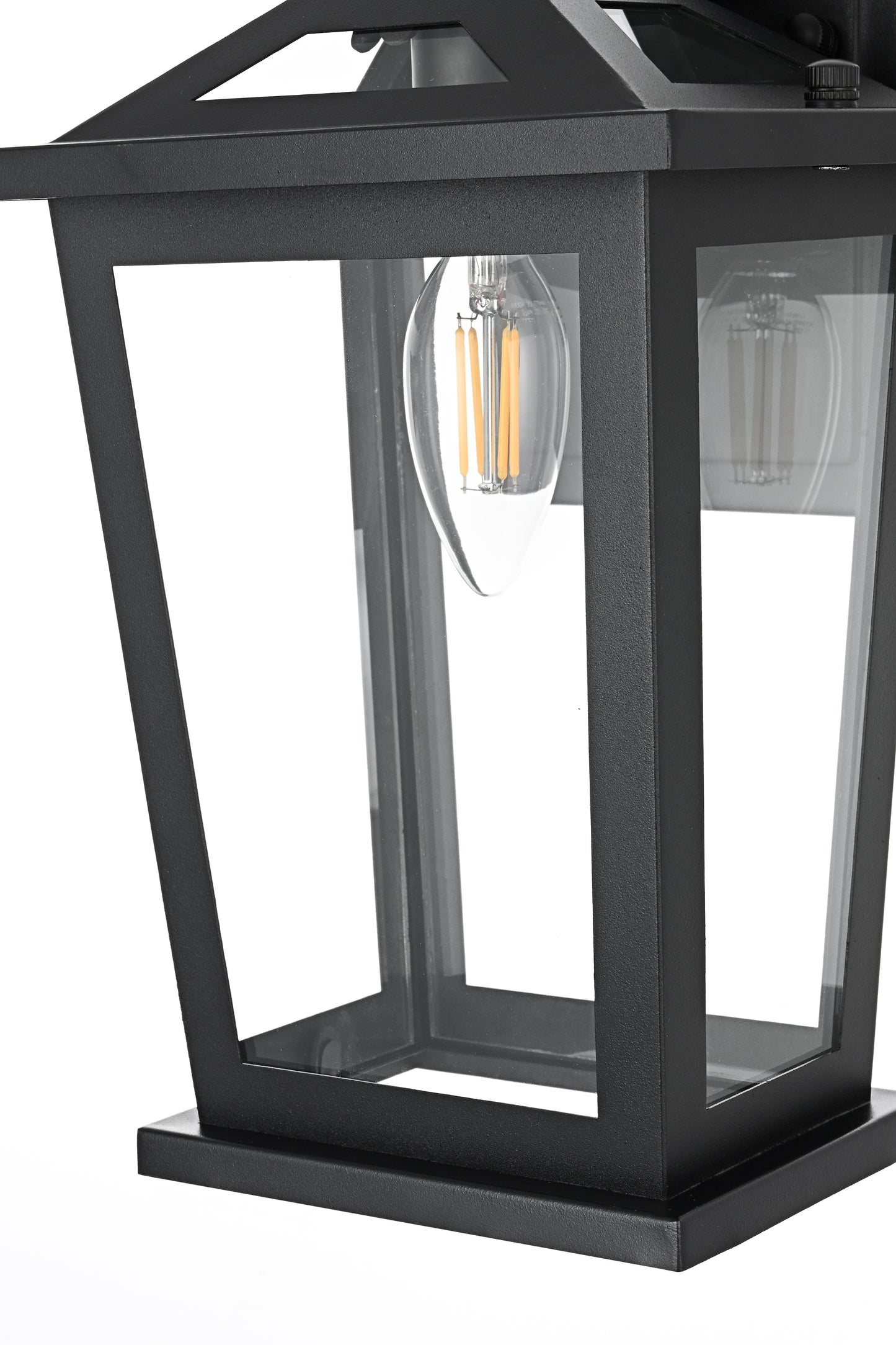 Berks 7 Inch Outdoor Wall Sconce in Black