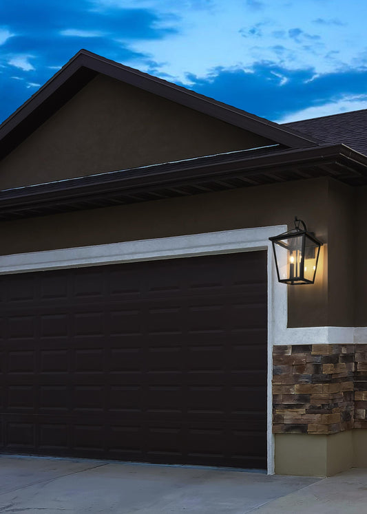 Frankford 10 Inch Outdoor Wall Sconce in Black