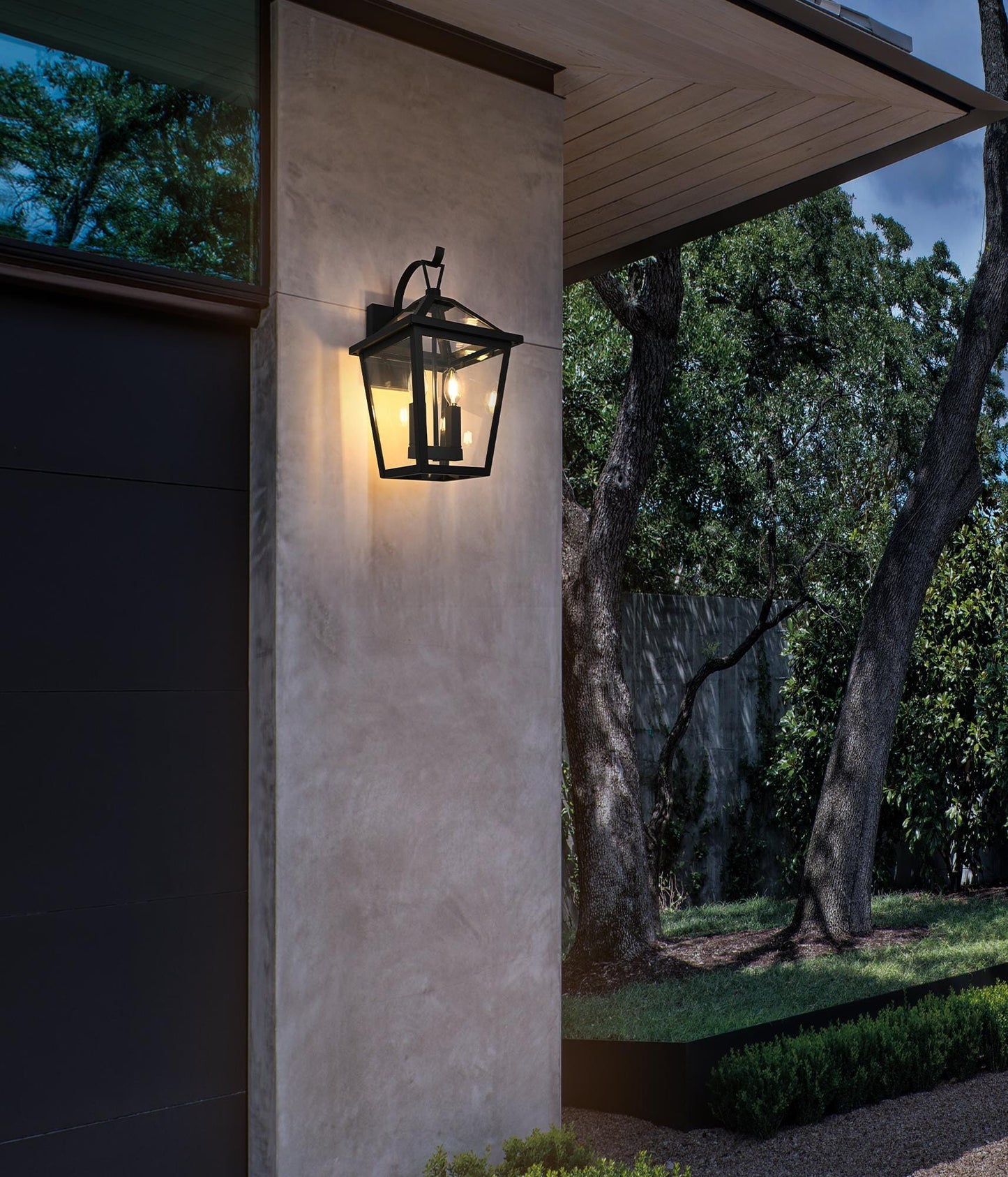 Frankford 12 Inch Outdoor Wall Sconce in Black