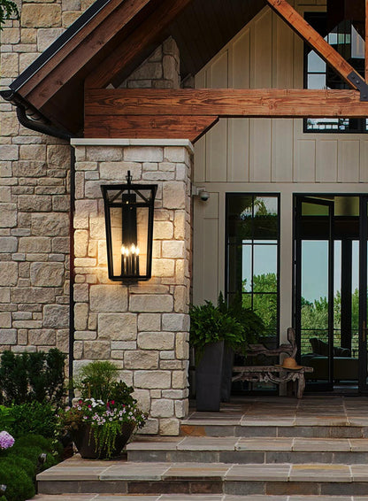 Frankford 16 inch Outdoor Wall sconce in Black