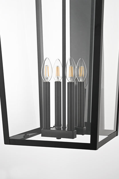 Frankford 16 inch Outdoor Wall sconce in Black