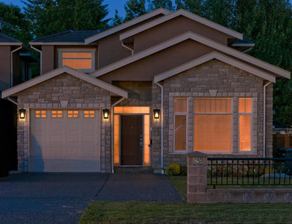 Bodine 7 Inch Outdoor Wall Sconce in Black