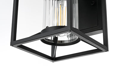 Witte 7 Inch Outdoor Wall Sconce in Black