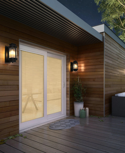 Harlan 7 Inch Outdoor Wall Sconce in Black