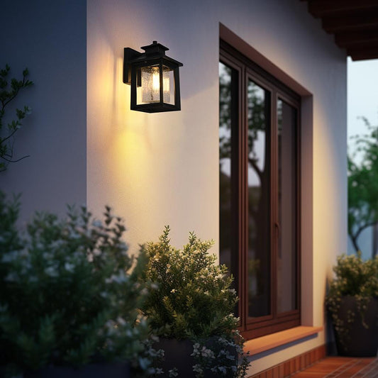 Judson 7 Inch Outdoor Wall Sconce in Black