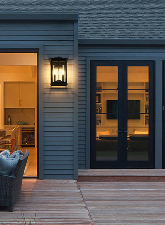 Ringgold 8.5 inch Outdoor Wall sconce in Black