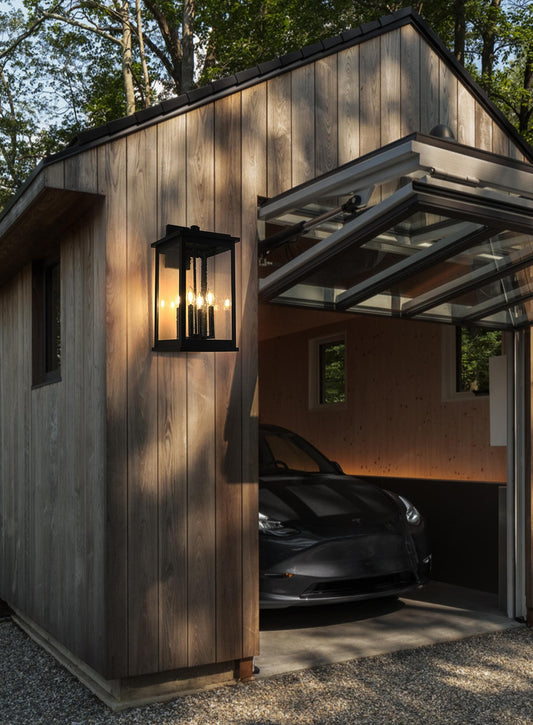 Ringgold 11 inch Outdoor Wall sconce in Black